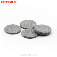 Wholesale custom 10 20 50 microns porosity  metal powder sintered stainless steel  filter disc